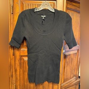 Apt. 9 Classic Black Sweater 
Size Medium very fitted